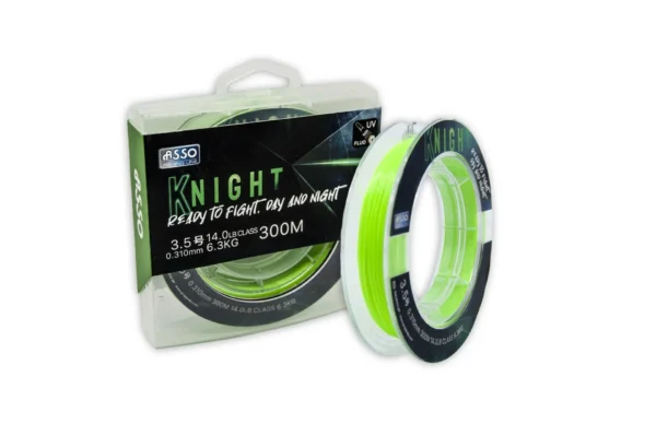 ASSO KNIGHT 300M UV GREEN FLUO