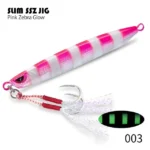 SLIM SSZ JIG PINK ZEBRA GLOW