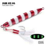 SLIM SSZ JIG RED ZEBRA GLOW