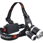Lampe frontale LED haute puissance 3x Cree T6