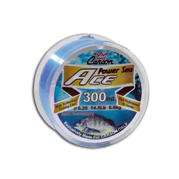 Nylon CARSON ACE POWER SEA 300m Blue