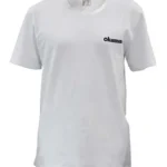 Okuma White Motif Cotton Short Sleeve Shirt