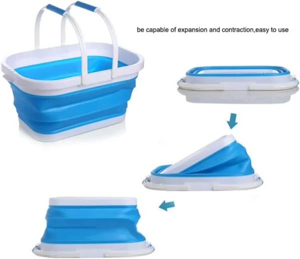 seau pliable rectangulaire GM