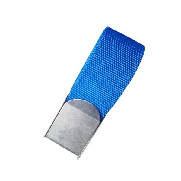 CEINTURE BOUCLE ACIER BLUE