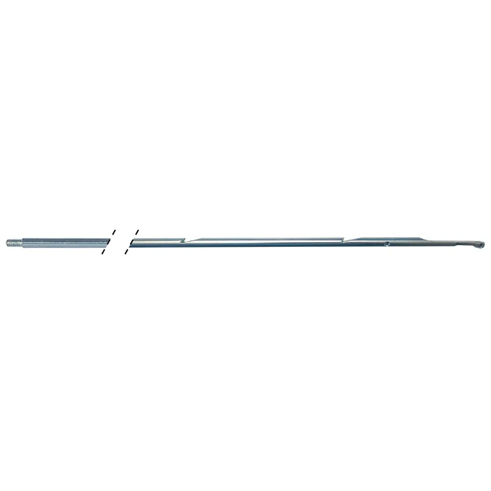 Flèche acier zinc bleu Ø 7mm Flèche acier zinc bleu Ø 7mm T.Matricé Filetée 90cm – Image 1