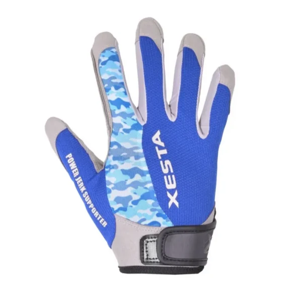 XESTA JIGGING GLOVES LL GRAY x BLUECAMO