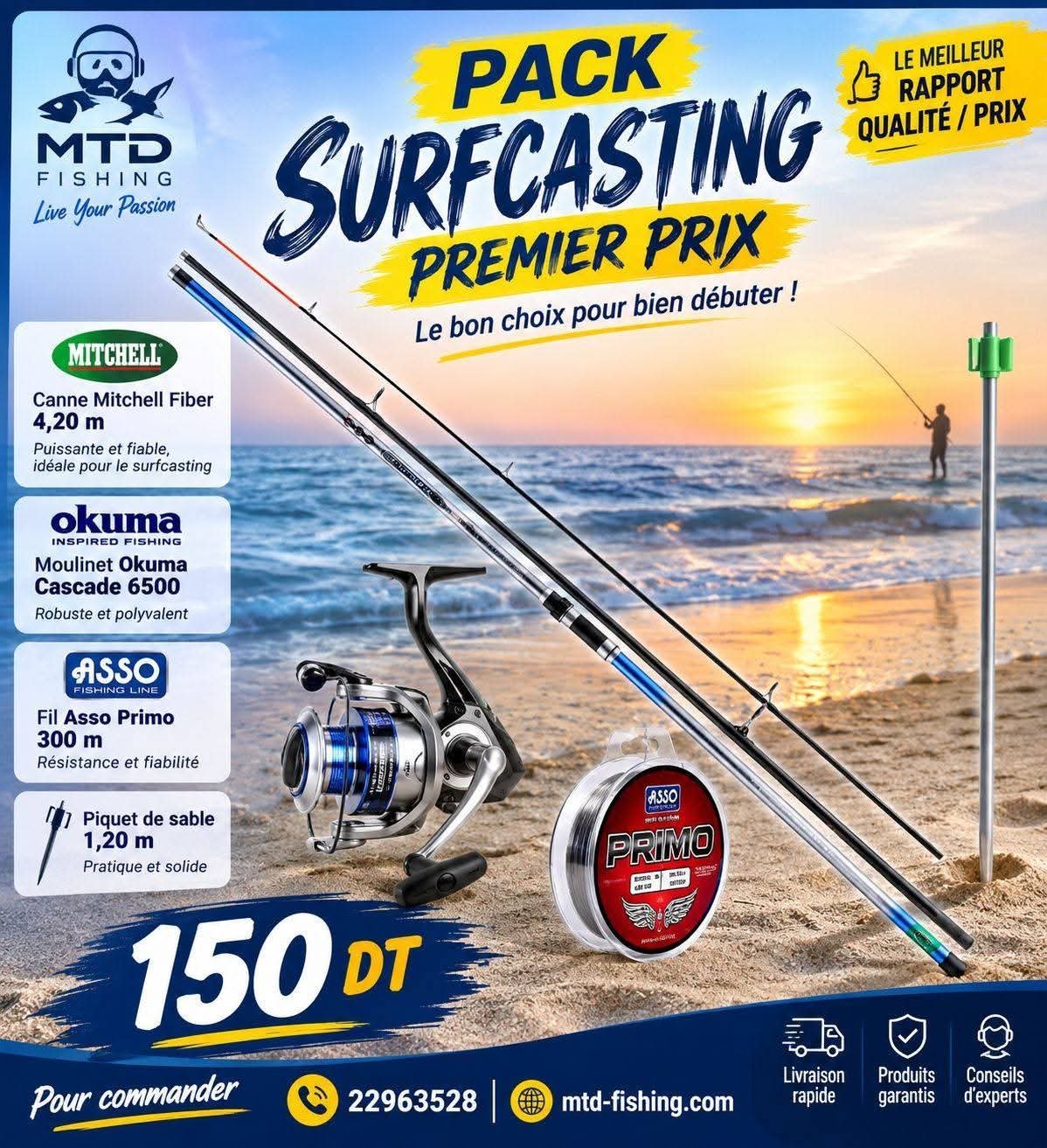 2026/08/87069.jpg Pack Surfcasting premier prix – Image 1